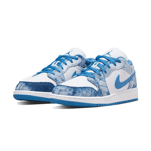Air Jordan 1 Low GS 'Washed Denim' — UK 13.5 | EU 32 | US 1Y — Side View