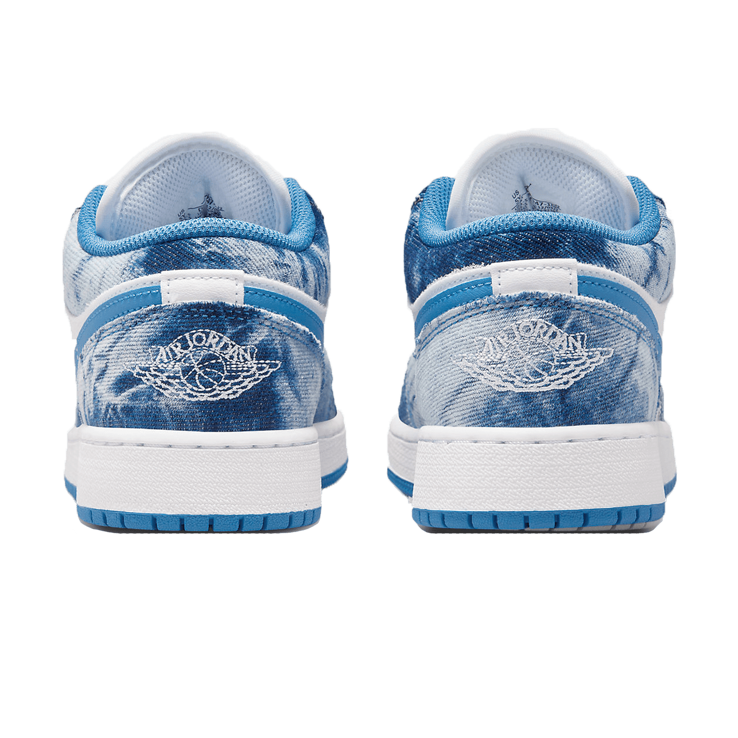 Air Jordan 1 Low GS 'Washed Denim' — UK 13.5 | EU 32 | US 1Y — Back View