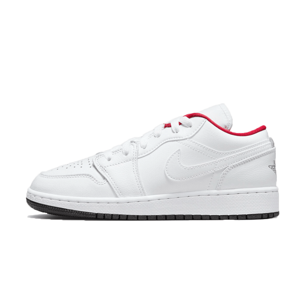 Air Jordan 1 Low GS White Black Infrared — UK 13.5 | EU 32 | US 1Y — Front View