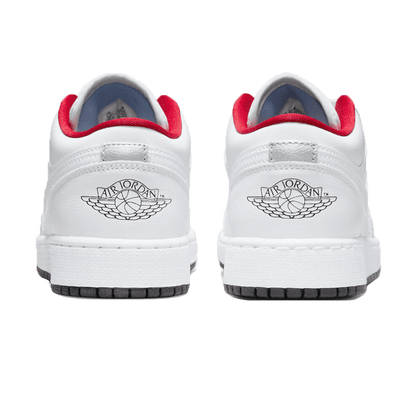 Air Jordan 1 Low GS White Black Infrared — UK 13.5 | EU 32 | US 1Y — Back View