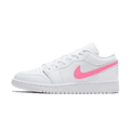 Air Jordan 1 Low GS 'White Neon' — UK 13.5 | EU 32 | US 1Y — Front View