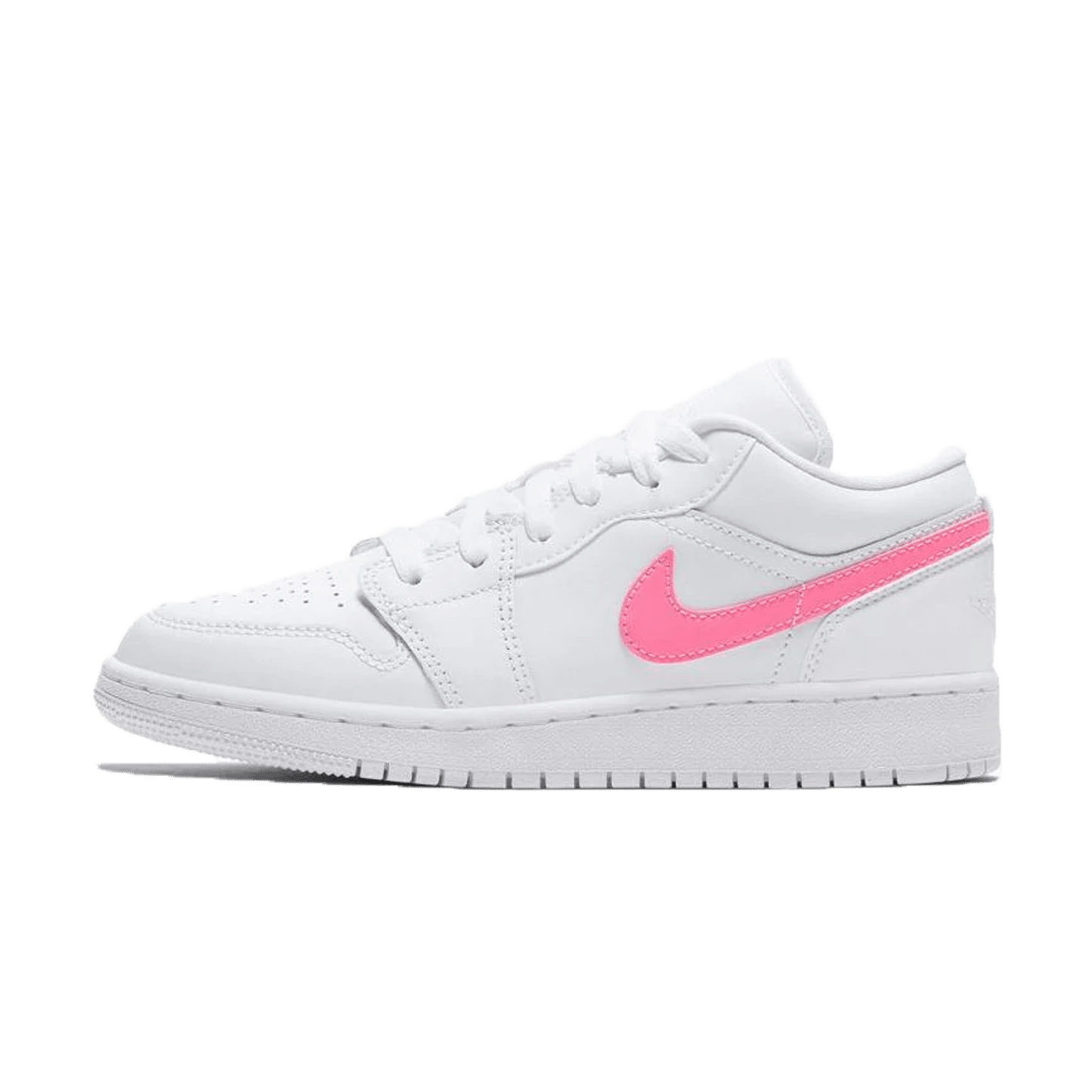 Air Jordan 1 Low GS 'White Neon' — UK 13.5 | EU 32 | US 1Y — Front View