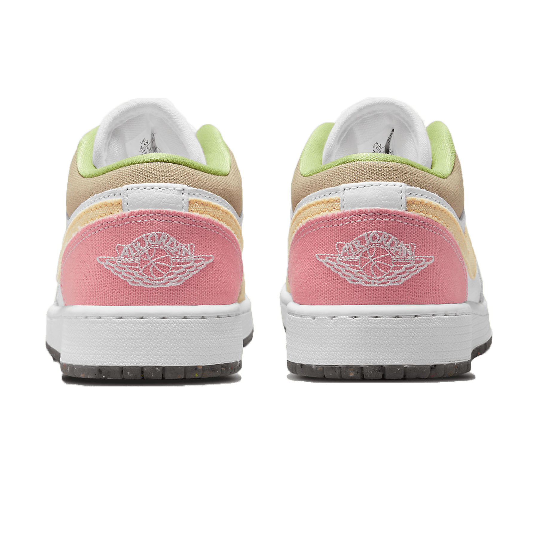 Air Jordan 1 Low 'Pastel Grind' — UK 13.5 | EU 32 | US 1Y — Back View