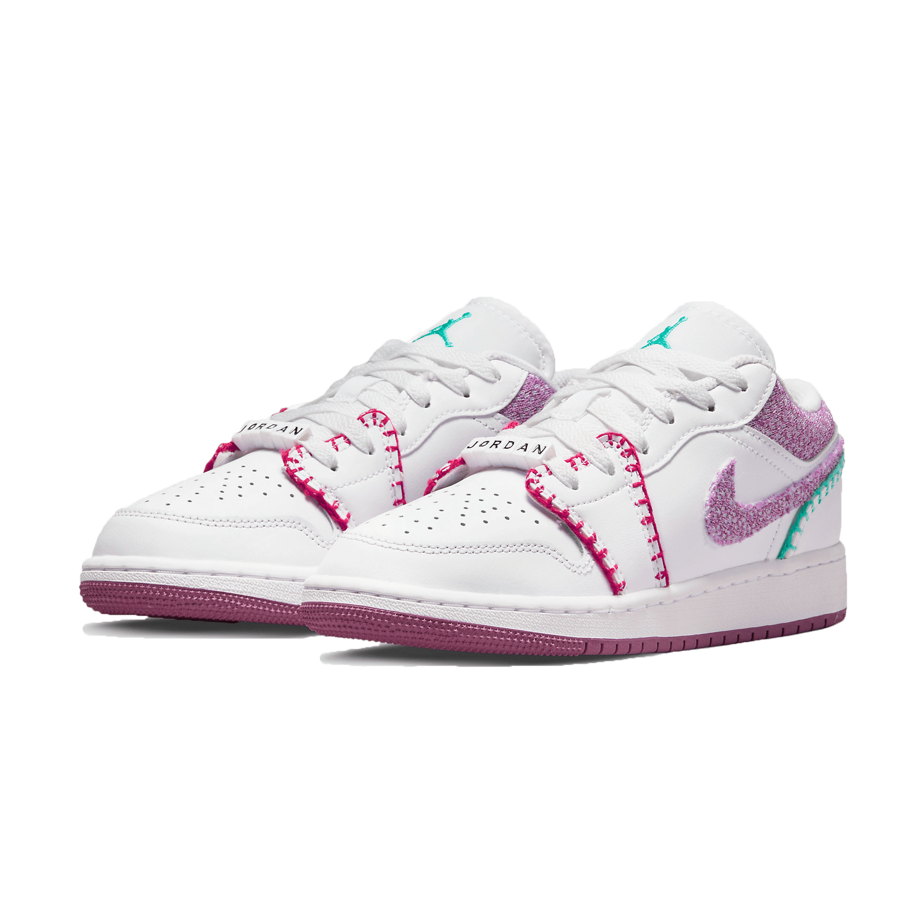 Air Jordan 1 Low SE GS 'Knit' — UK 13.5 | EU 32 | US 1Y — Side View