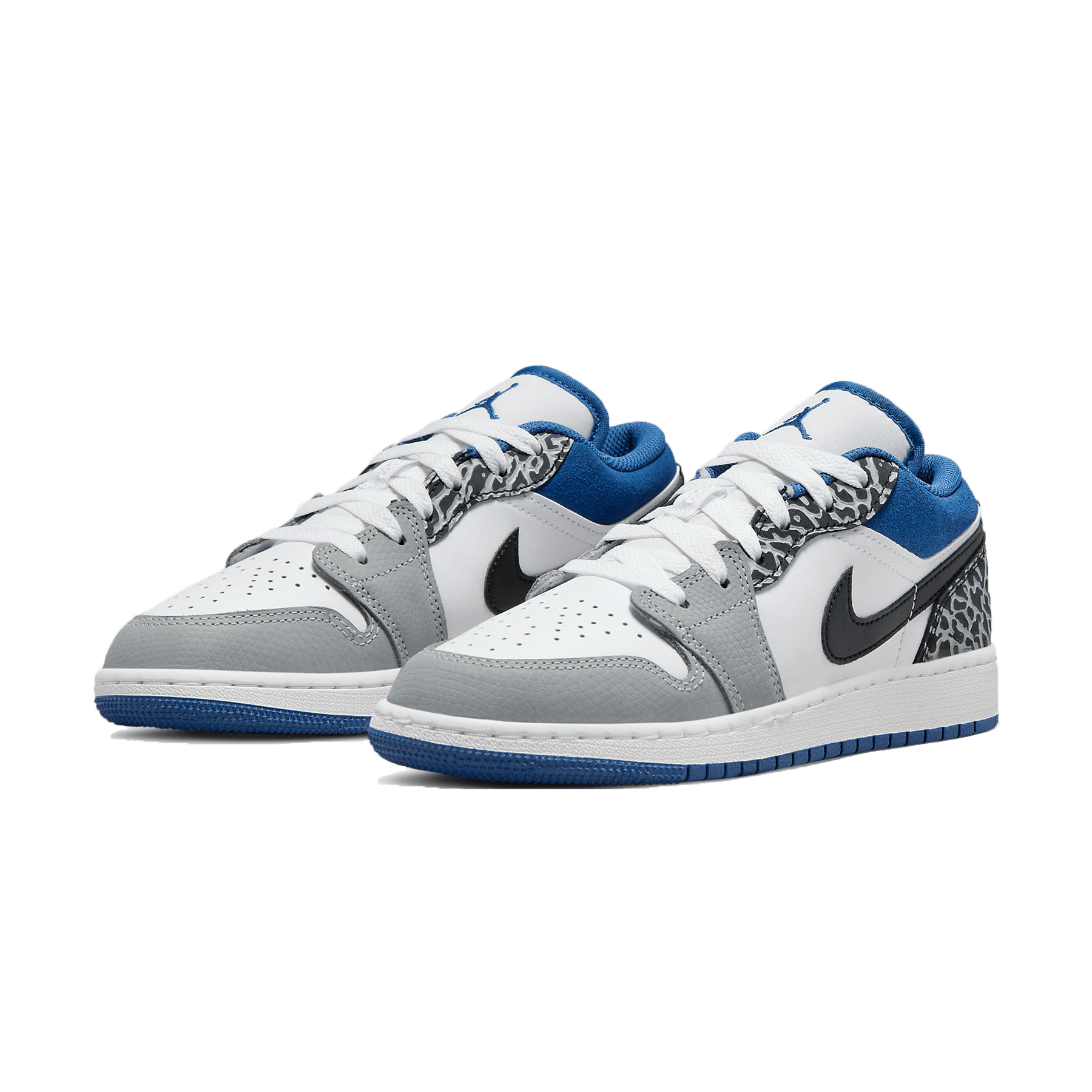 Air Jordan 1 Low SE GS 'True Blue' — UK 13.5 | EU 32 | US 1Y — Side View
