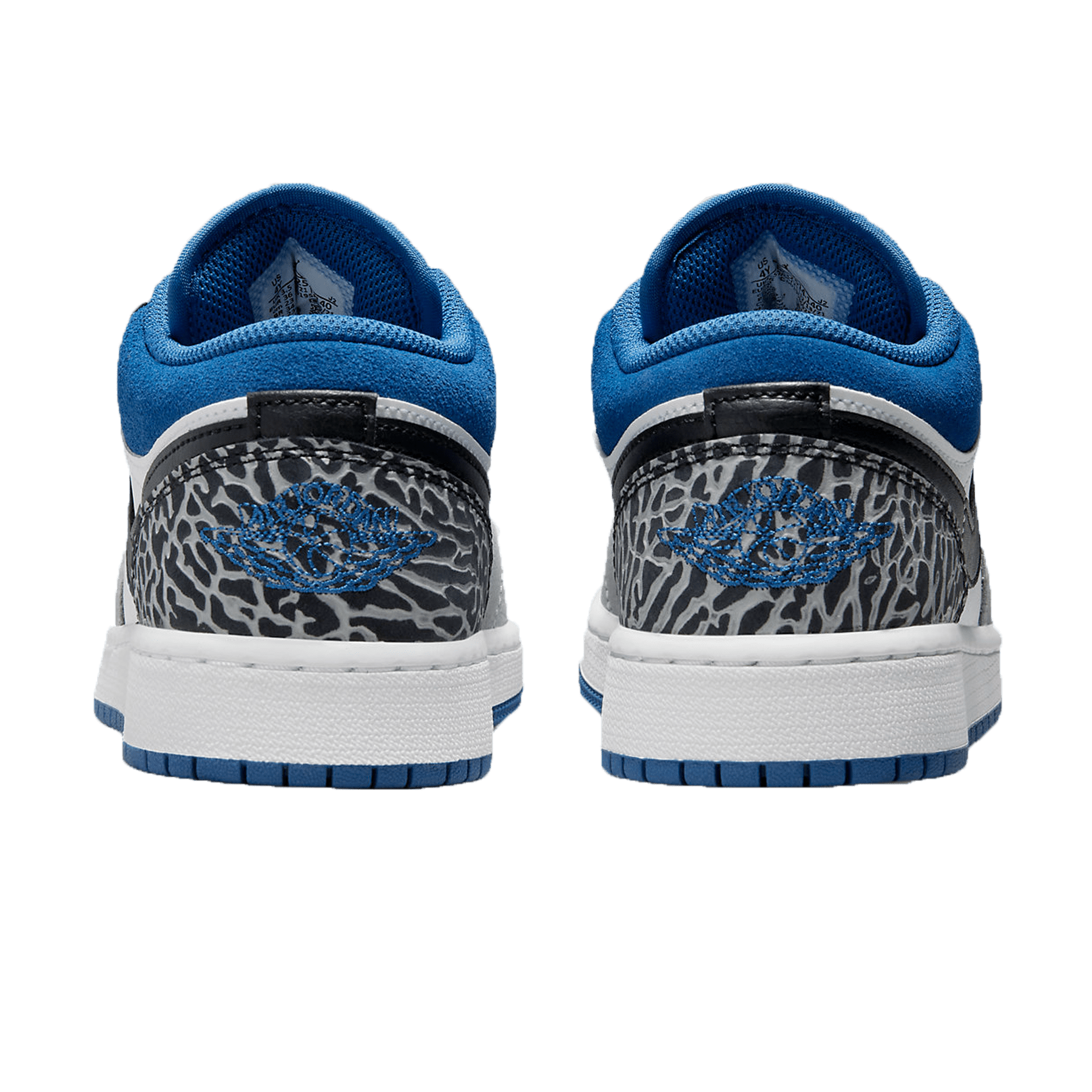 Air Jordan 1 Low SE GS 'True Blue' — UK 13.5 | EU 32 | US 1Y — Back View