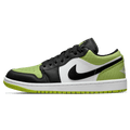 Air Jordan 1 Low SE Wmns 'Vivid Green Snakeskin — UK 2.5 | EU 35.5 | US 5 — Front View