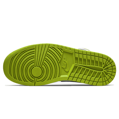 Air Jordan 1 Low SE Wmns 'Vivid Green Snakeskin — UK 2.5 | EU 35.5 | US 5 — Top View
