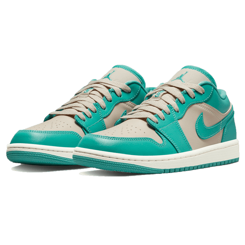 Air Jordan 1 Low Wmns 'Tropical Teal Sandy Beige' — UK 2.5 | EU 35.5 | US 5 — Side View