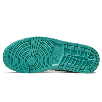 Air Jordan 1 Low Wmns 'Tropical Teal Sandy Beige' — UK 2.5 | EU 35.5 | US 5 — Top View