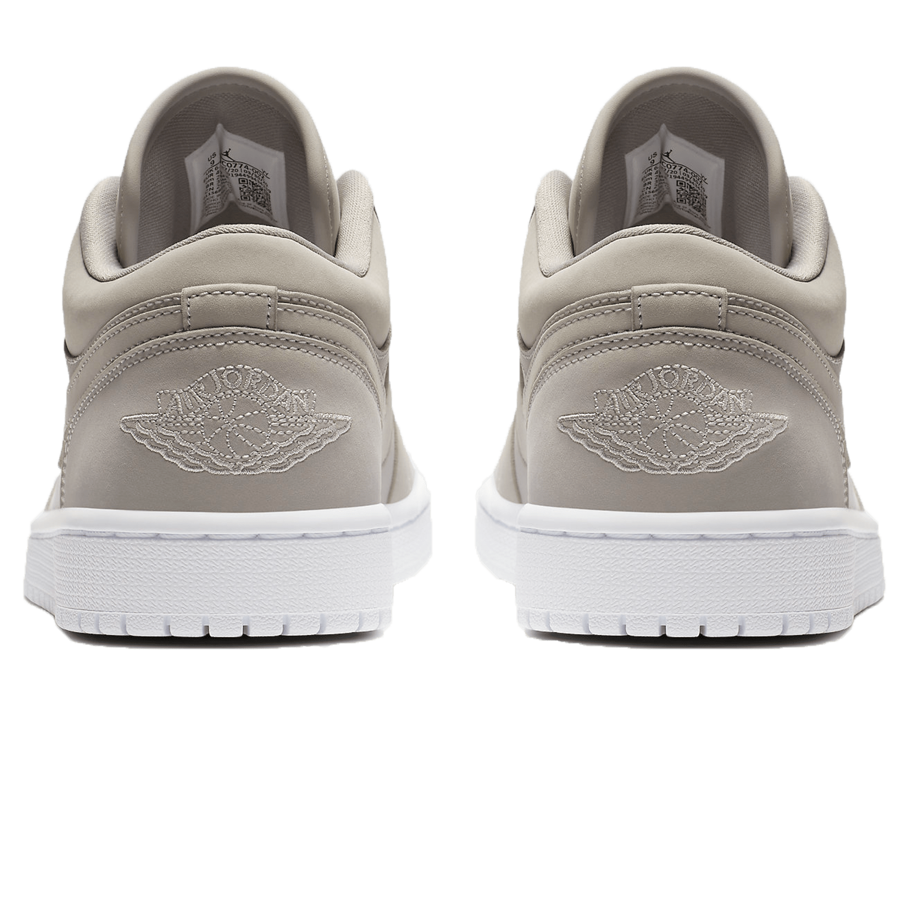 Air Jordan 1 Low Wmns 'Grey Fog' — UK 2.5 | EU 35.5 | US 5 — Back View