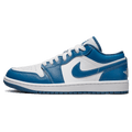 Air Jordan 1 Low Wmns 'Marina Blue' — UK 2.5 | EU 35.5 | US 5 — Front View