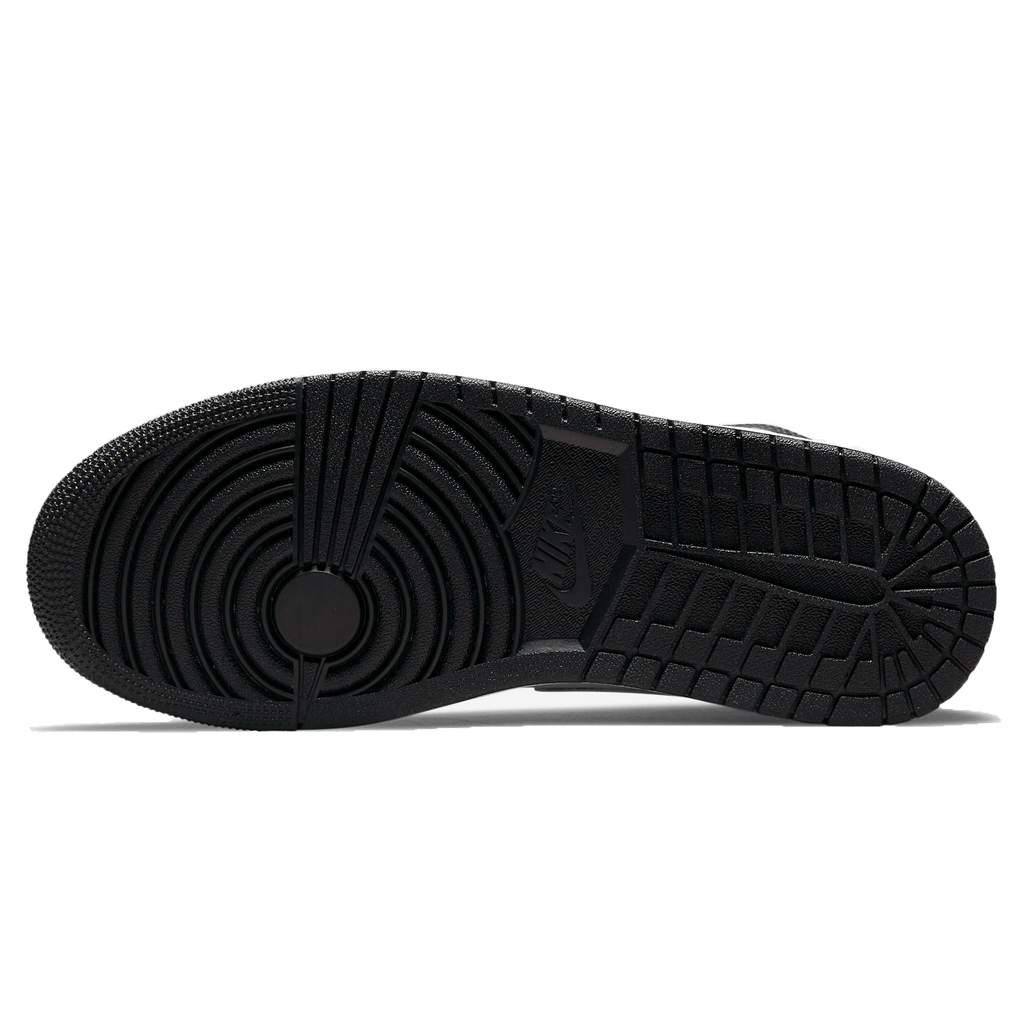 Air Jordan 1 Mid 'Black University Gold' — UK 3 | EU 35.5 | US 3.5 — Top View