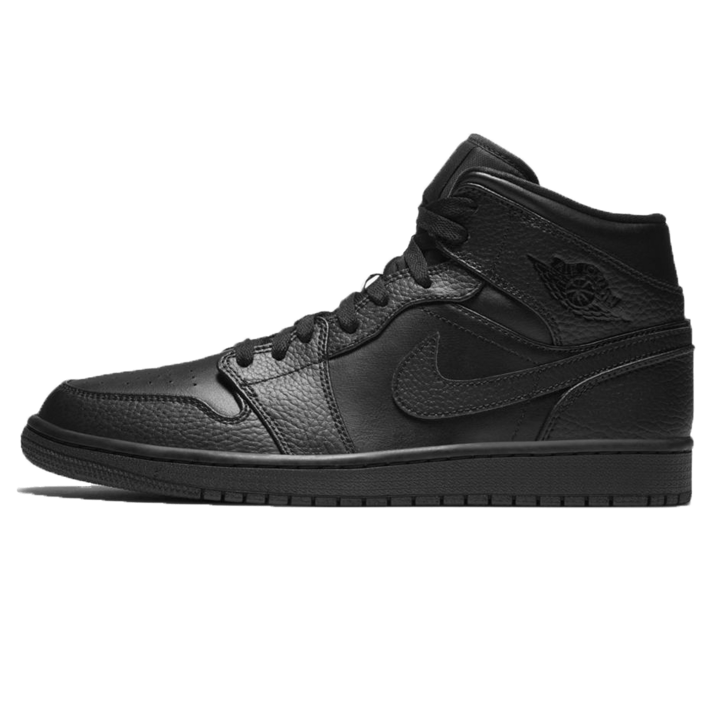 Air Jordan 1 Mid 'Black White' — UK 3 | EU 35.5 | US 3.5 — Front View