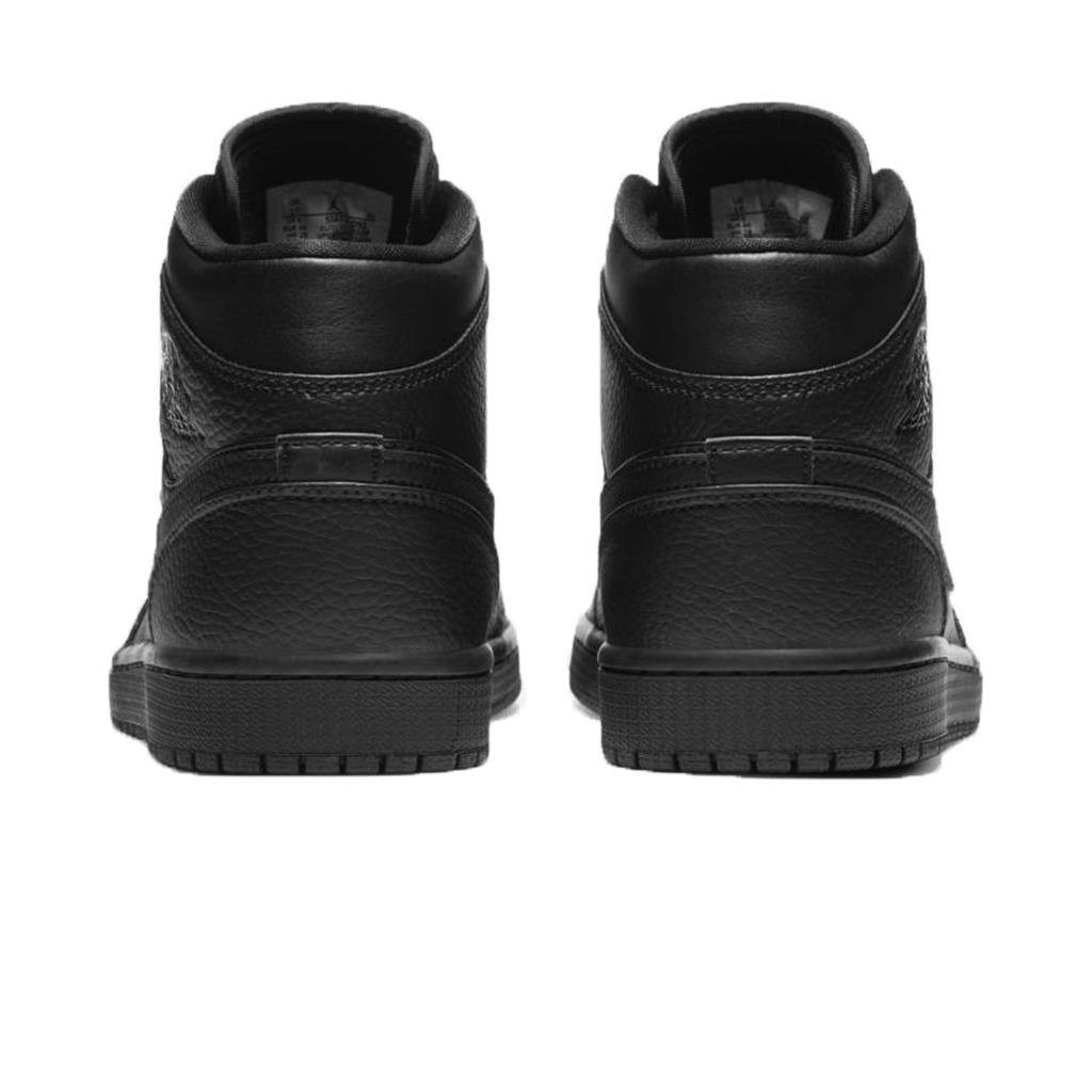 Air Jordan 1 Mid 'Black White' — UK 3 | EU 35.5 | US 3.5 — Back View