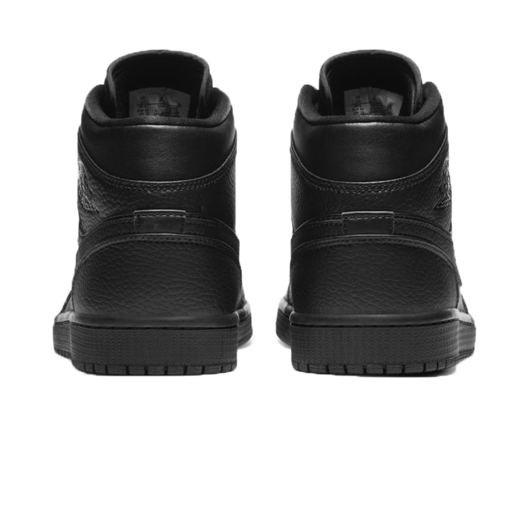 Air Jordan 1 Mid 'Black White' — UK 3 | EU 35.5 | US 3.5 — Back View