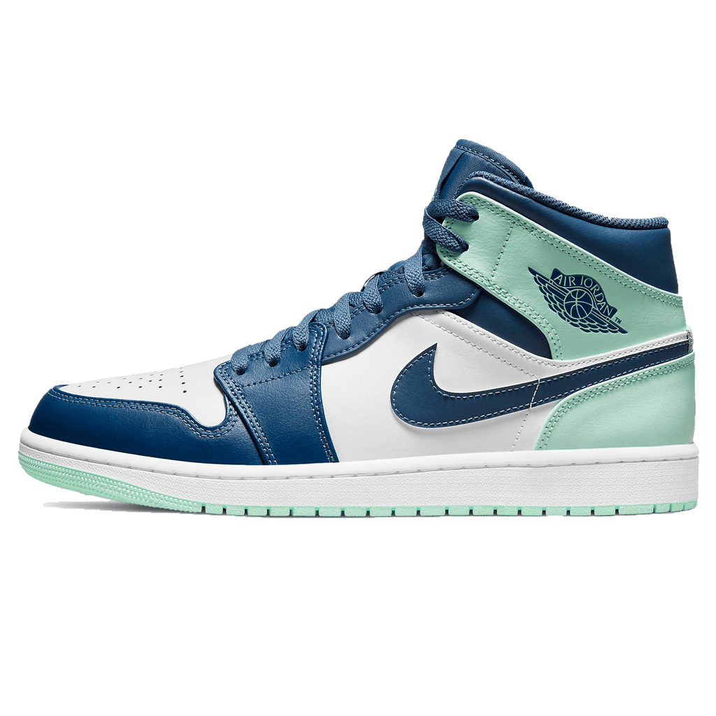 Air Jordan 1 Mid 'Blue Mint' — UK 3 | EU 35.5 | US 3.5 — Front View