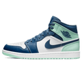 Air Jordan 1 Mid 'Blue Mint' — UK 3 | EU 35.5 | US 3.5 — Front View