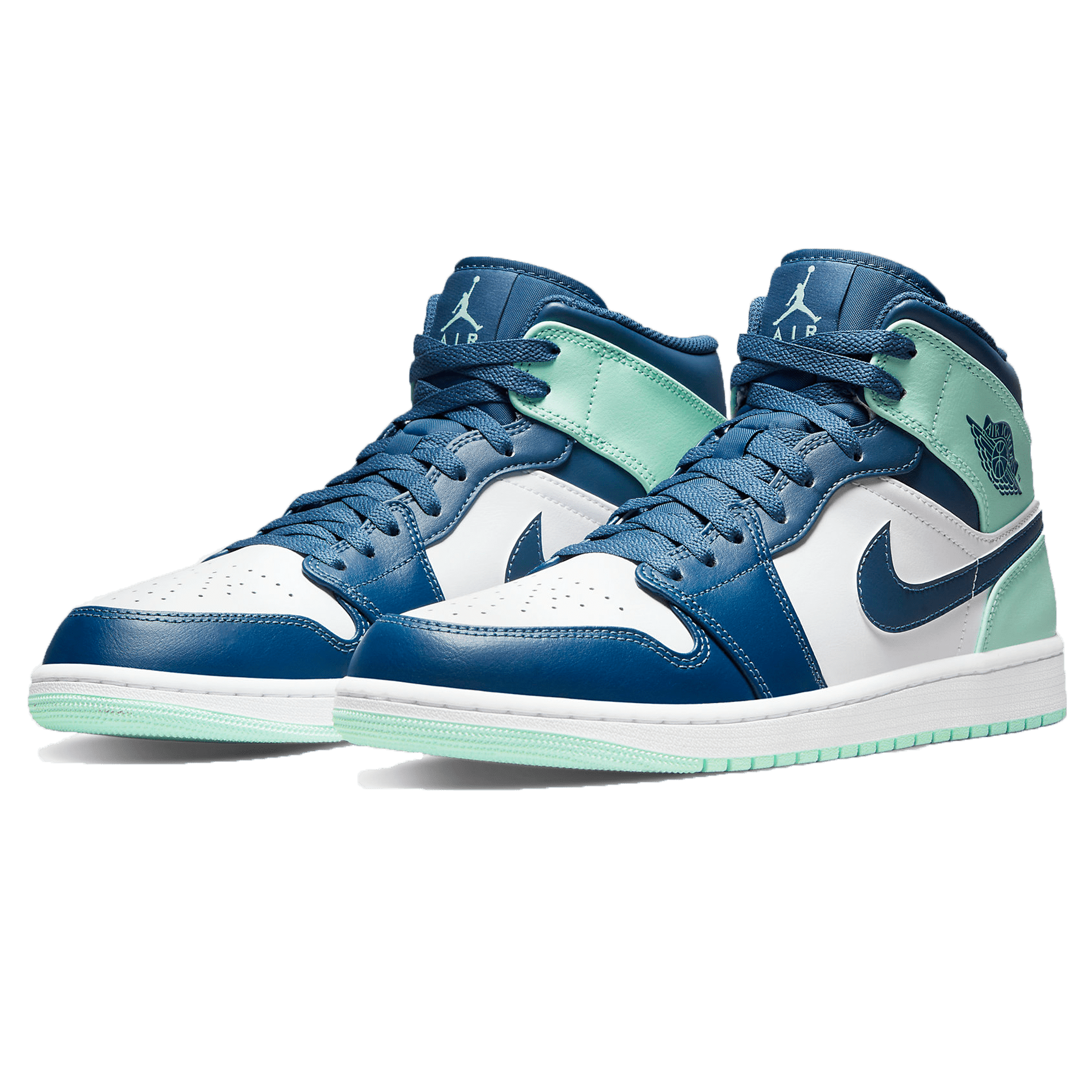 Air Jordan 1 Mid 'Blue Mint' — UK 3 | EU 35.5 | US 3.5 — Side View
