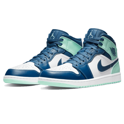 Air Jordan 1 Mid 'Blue Mint' — UK 3 | EU 35.5 | US 3.5 — Side View