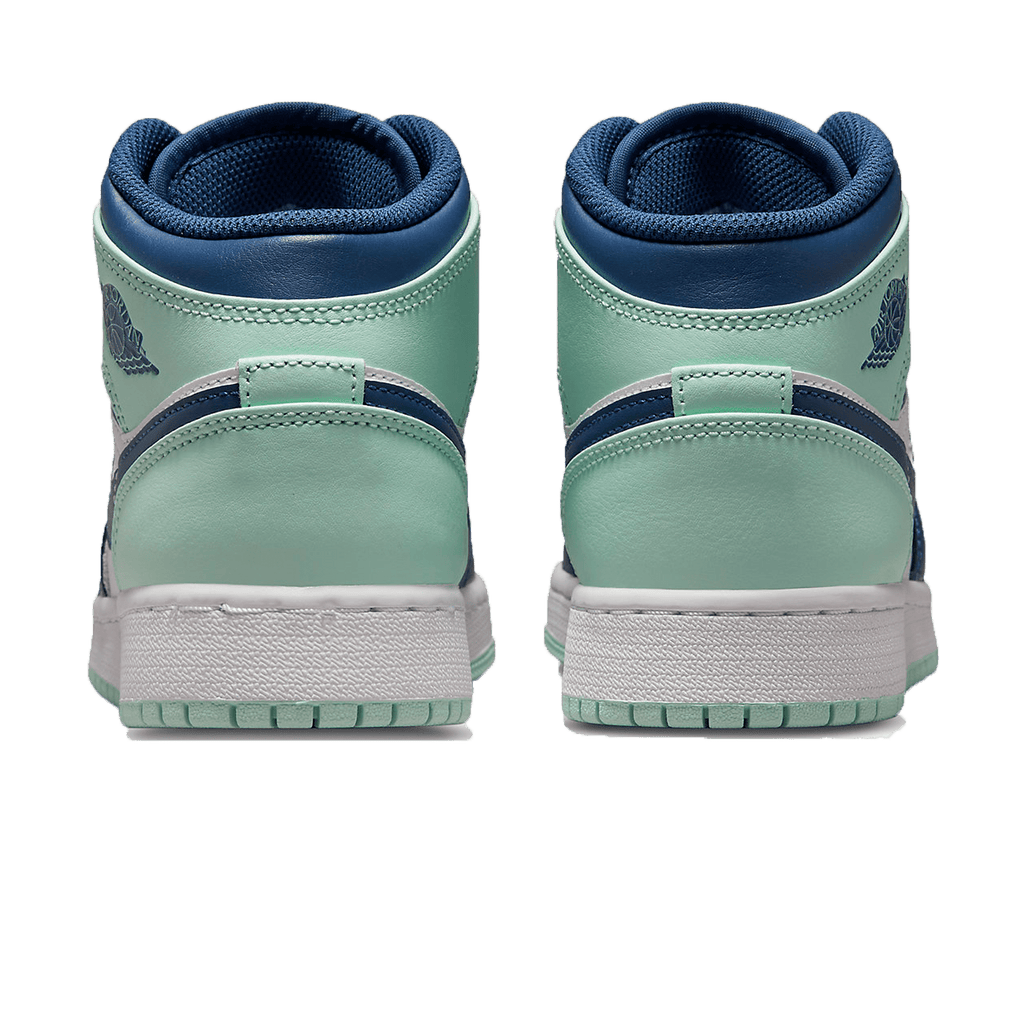 Air Jordan 1 Mid GS 'Blue Mint' — UK 13.5 | EU 32 | US 1Y — Back View