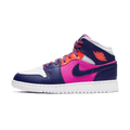 Air Jordan 1 Mid GS 'Fire Pink' — UK 13.5 | EU 32 | US 1Y — Front View