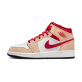Air Jordan 1 Mid GS 'White Onyx Light Curry' — UK 13.5 | EU 32 | US 1Y — Front View