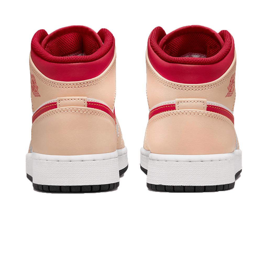 Air Jordan 1 Mid GS 'White Onyx Light Curry' — UK 13.5 | EU 32 | US 1Y — Back View