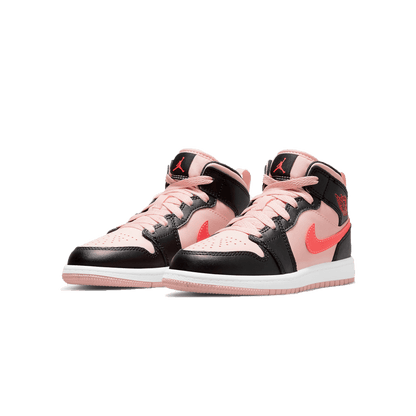 Air Jordan 1 Mid PS 'Black Pink Crimson' — UK 10C | EU 27.5 | US 10.5C — Side View