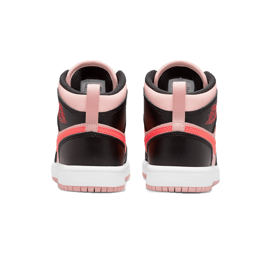 Air Jordan 1 Mid PS 'Black Pink Crimson' — UK 10C | EU 27.5 | US 10.5C — Back View