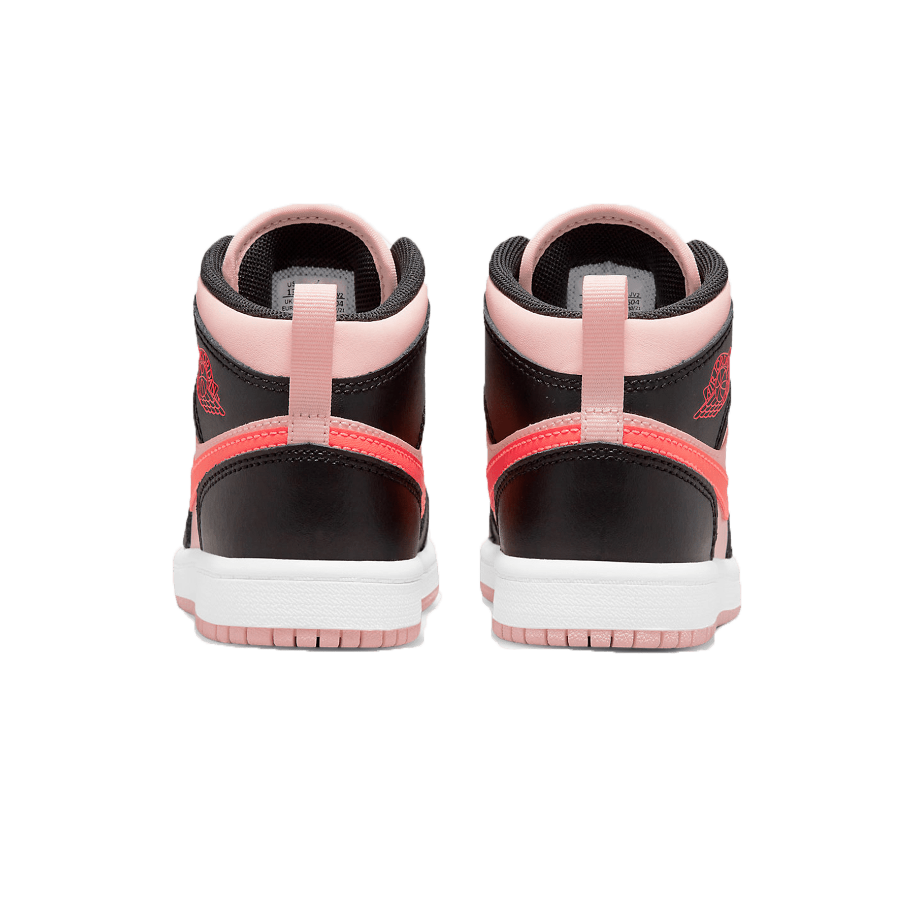 Air Jordan 1 Mid PS 'Black Pink Crimson' — UK 10C | EU 27.5 | US 10.5C — Back View