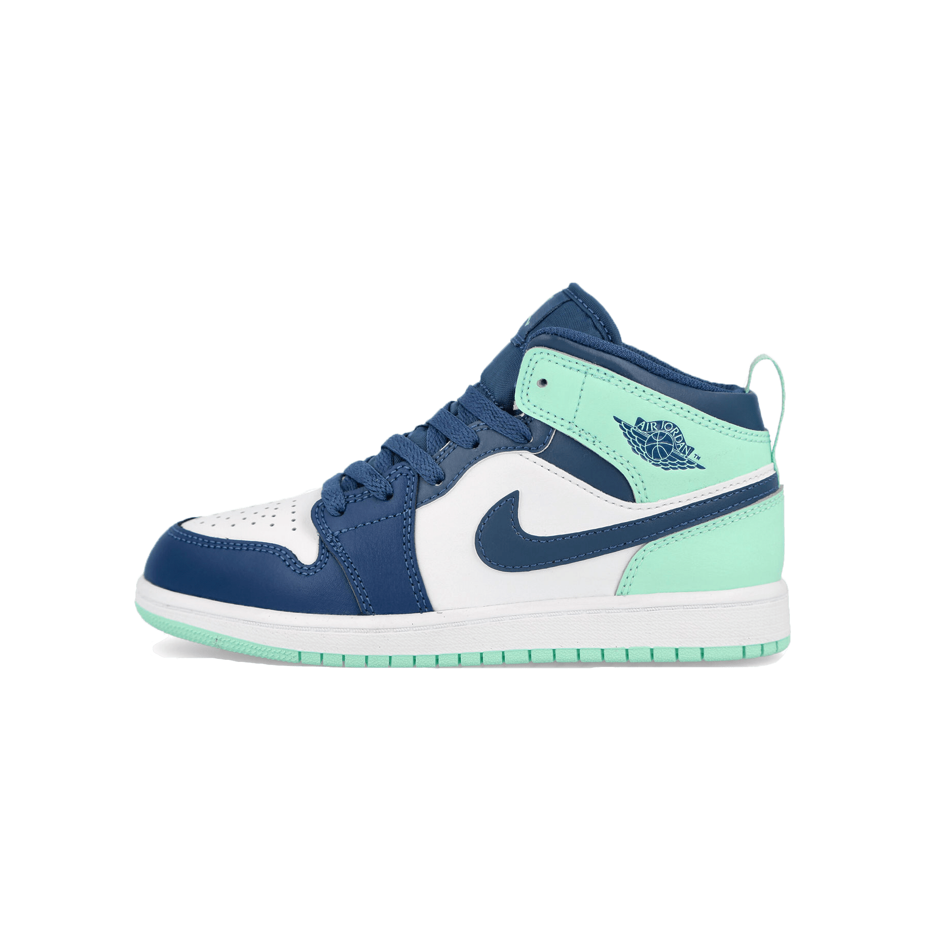 Air Jordan 1 Mid PS 'Blue Mint' — UK 10C | EU 27.5 | US 10.5C — Front View