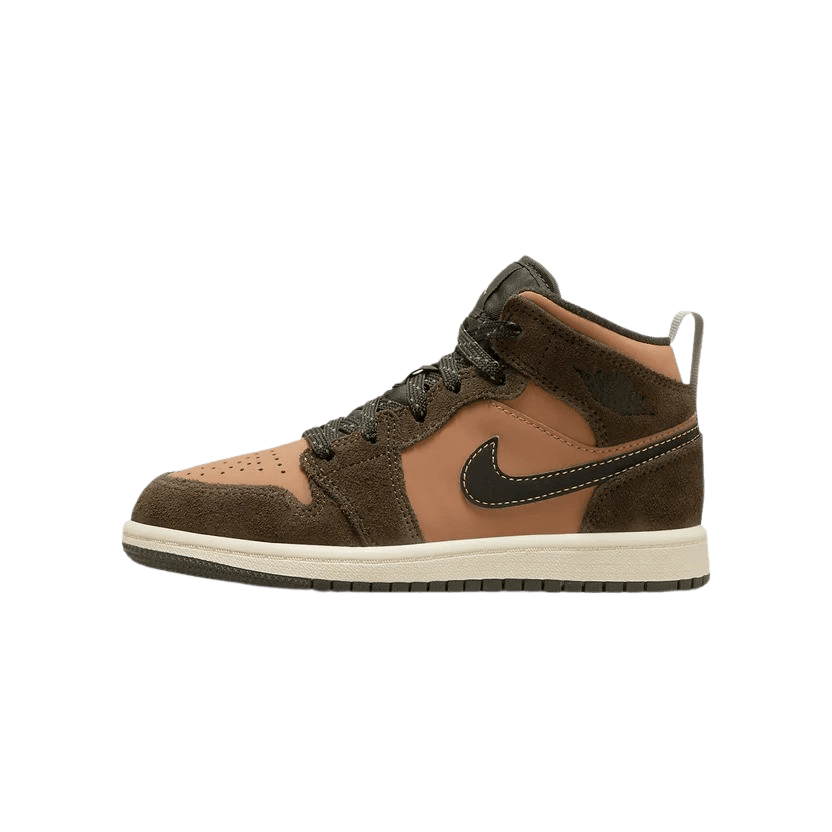 Air Jordan 1 Mid PS 'Earth Tone' — UK 10C | EU 27.5 | US 10.5C — Front View