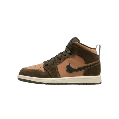 Air Jordan 1 Mid PS 'Earth Tone' — UK 10C | EU 27.5 | US 10.5C — Front View