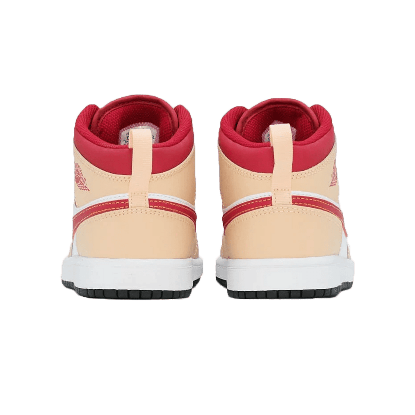Air Jordan 1 Mid PS 'Light Curry Cardinal Red' — UK 10C | EU 27.5 | US 10.5C — Back View