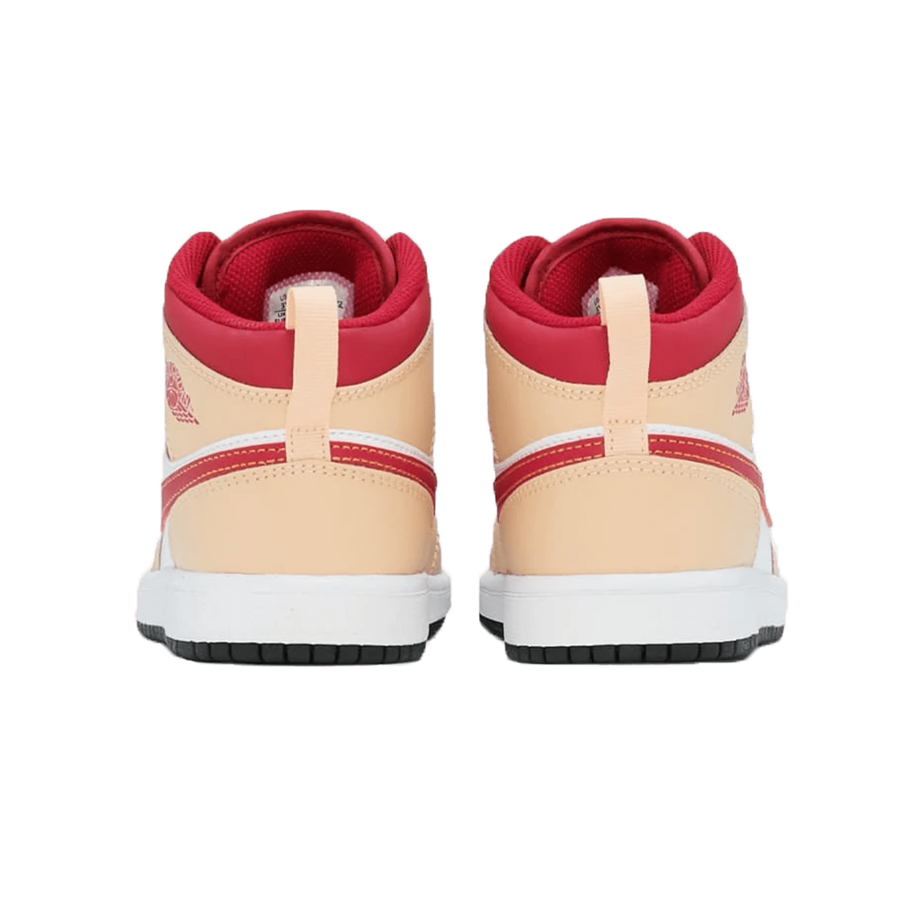 Air Jordan 1 Mid PS 'Light Curry Cardinal Red' — UK 10C | EU 27.5 | US 10.5C — Back View