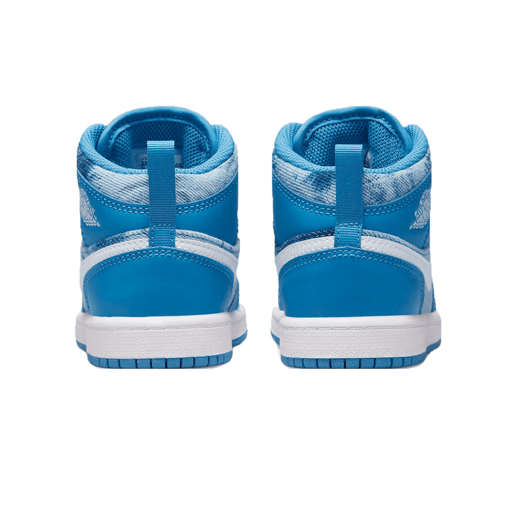 Air Jordan 1 Mid PS 'Washed Denim' — UK 10C | EU 27.5 | US 10.5C — Back View