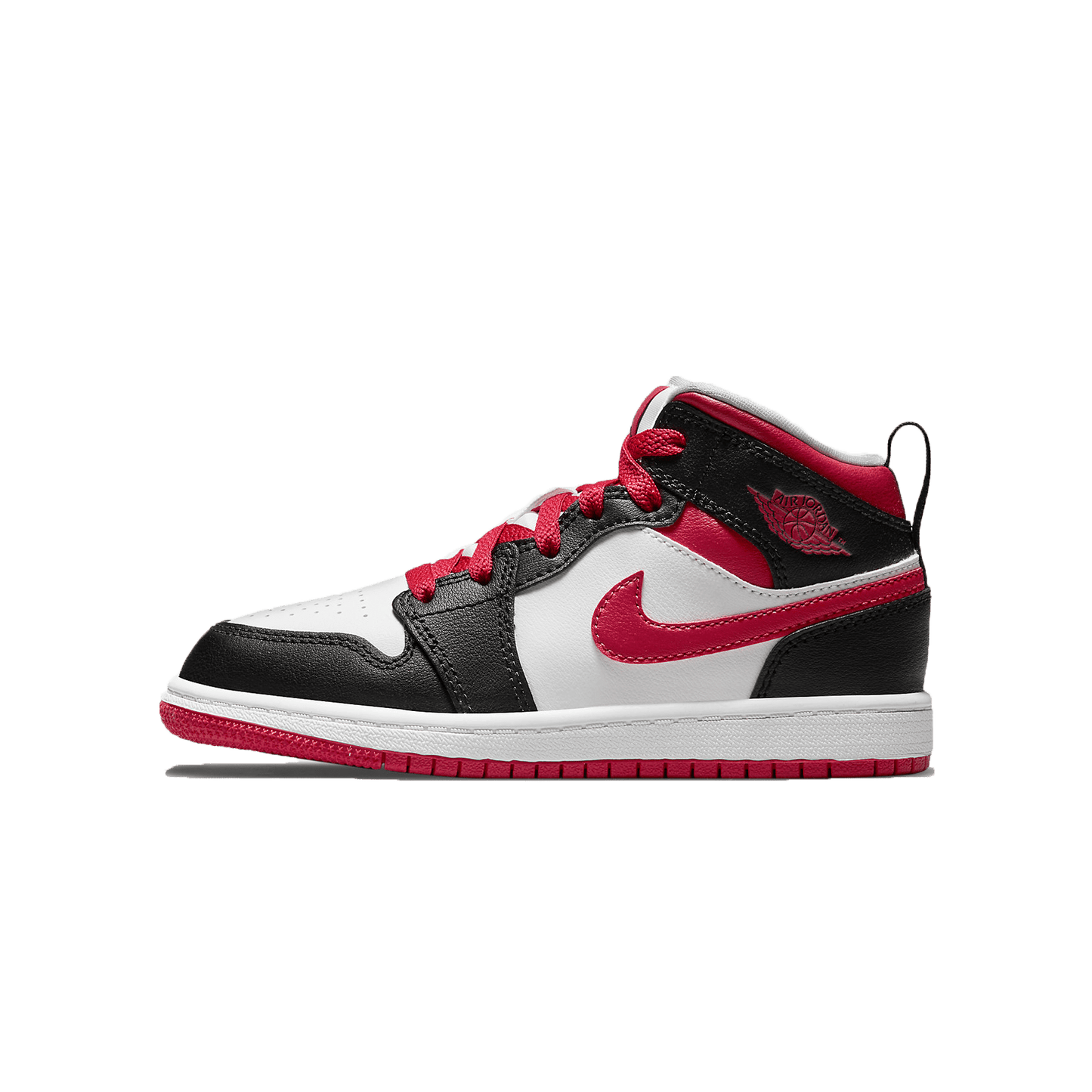 Air Jordan 1 Mid PS 'White Very Berry' — UK 10C | EU 27.5 | US 10.5C — Front View