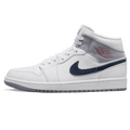 Air Jordan 1 Mid 'Paris' — UK 3 | EU 35.5 | US 3.5 — Front View