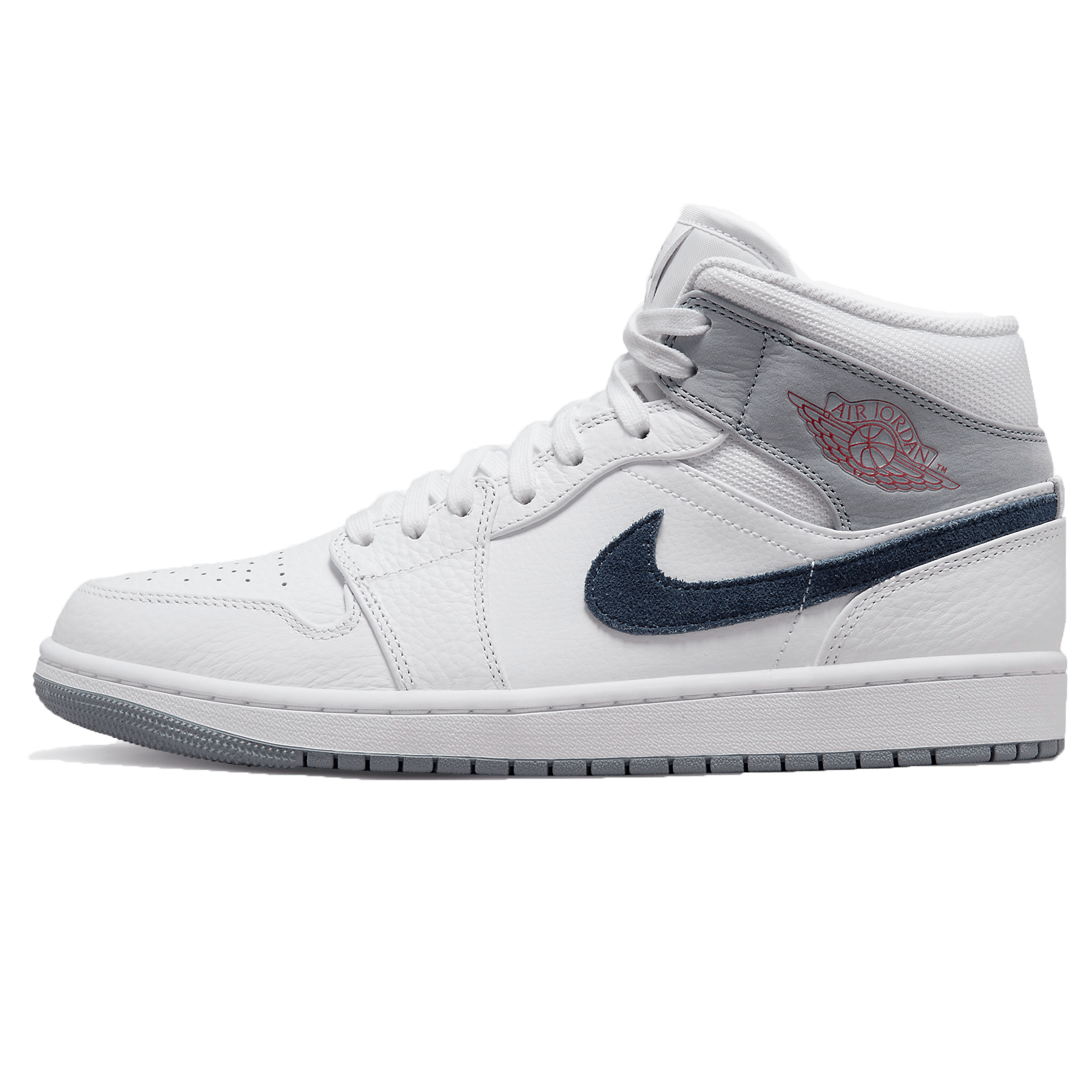 Air Jordan 1 Mid 'Paris' — UK 3 | EU 35.5 | US 3.5 — Front View