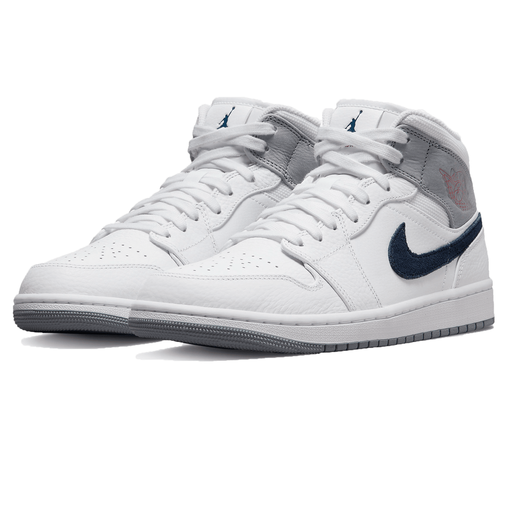 Air Jordan 1 Mid 'Paris' — UK 3 | EU 35.5 | US 3.5 — Side View