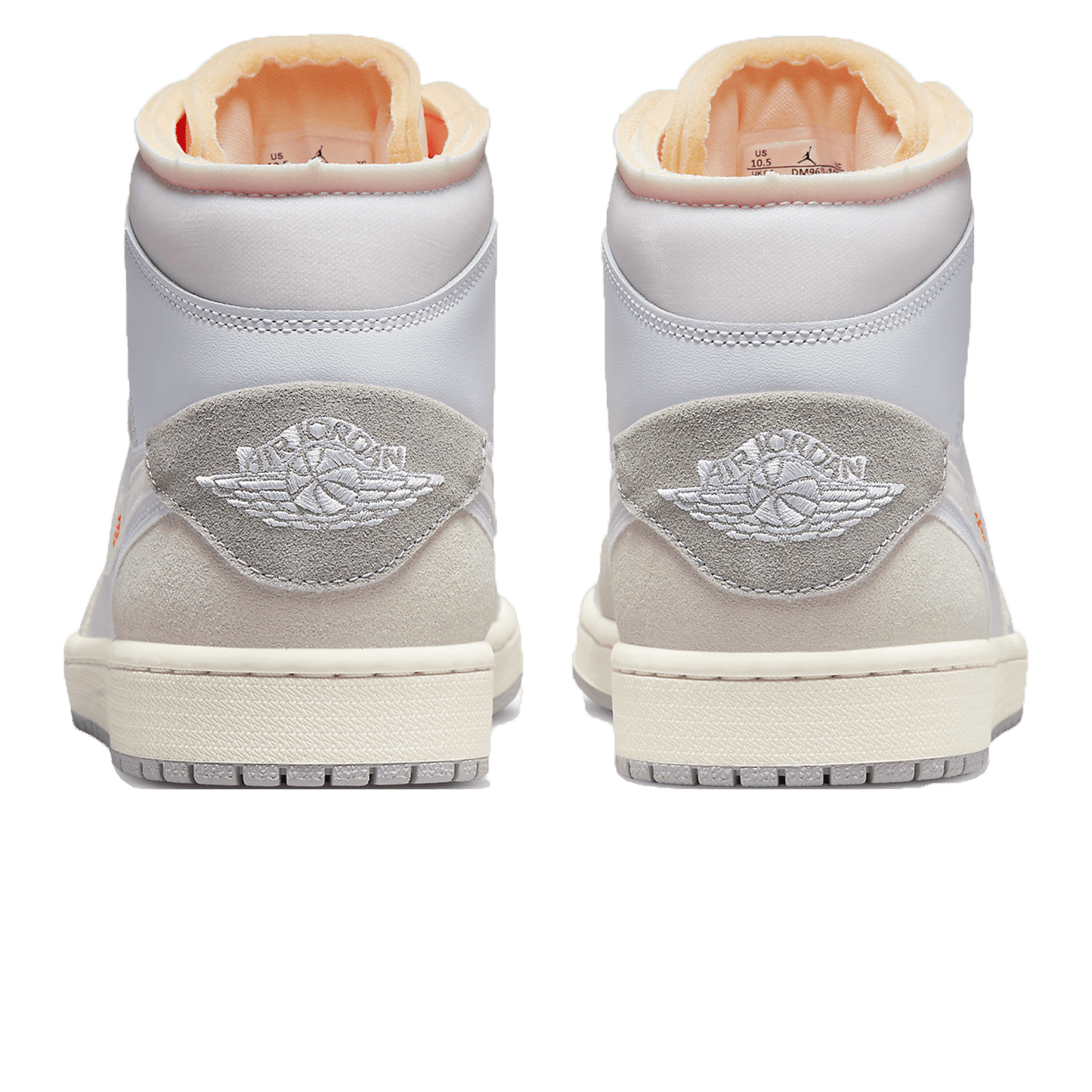 Air Jordan 1 Mid SE Craft 'Inside Out' — UK 3 | EU 35.5 | US 3.5 — Back View