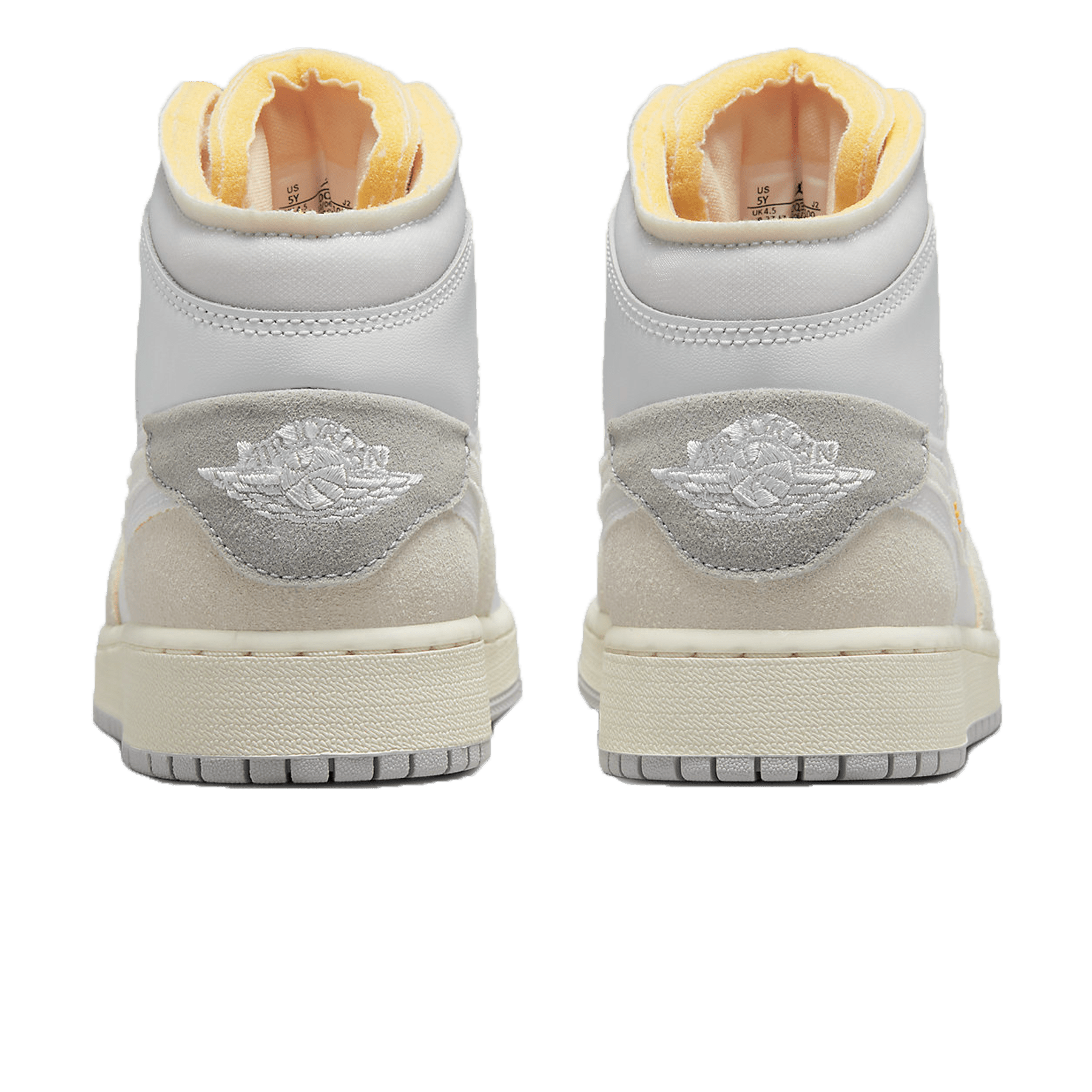 Air Jordan 1 Mid SE GS Craft 'Inside Out' — UK 13.5 | EU 32 | US 1Y — Back View
