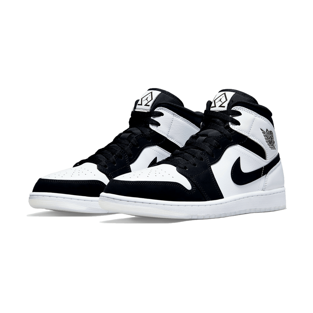 Air Jordan 1 Mid SE GS 'Diamond' — UK 13.5 | EU 32 | US 1Y — Side View