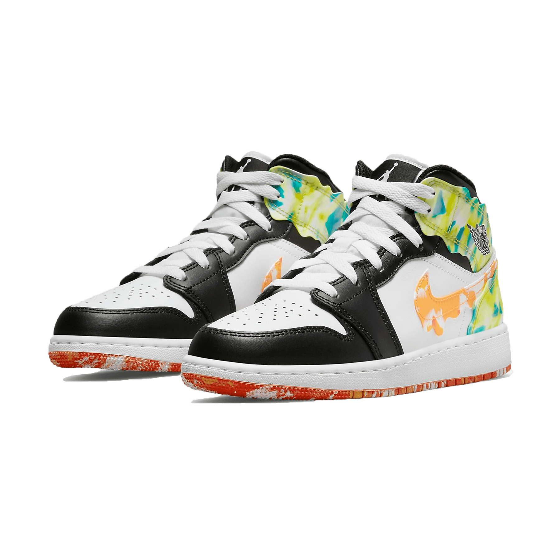 Air Jordan 1 Mid SE GS 'Drip' — UK 13.5 | EU 32 | US 1Y — Side View