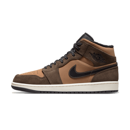 Air Jordan 1 Mid SE GS 'Earth Tone' — UK 13.5 | EU 32 | US 1Y — Front View