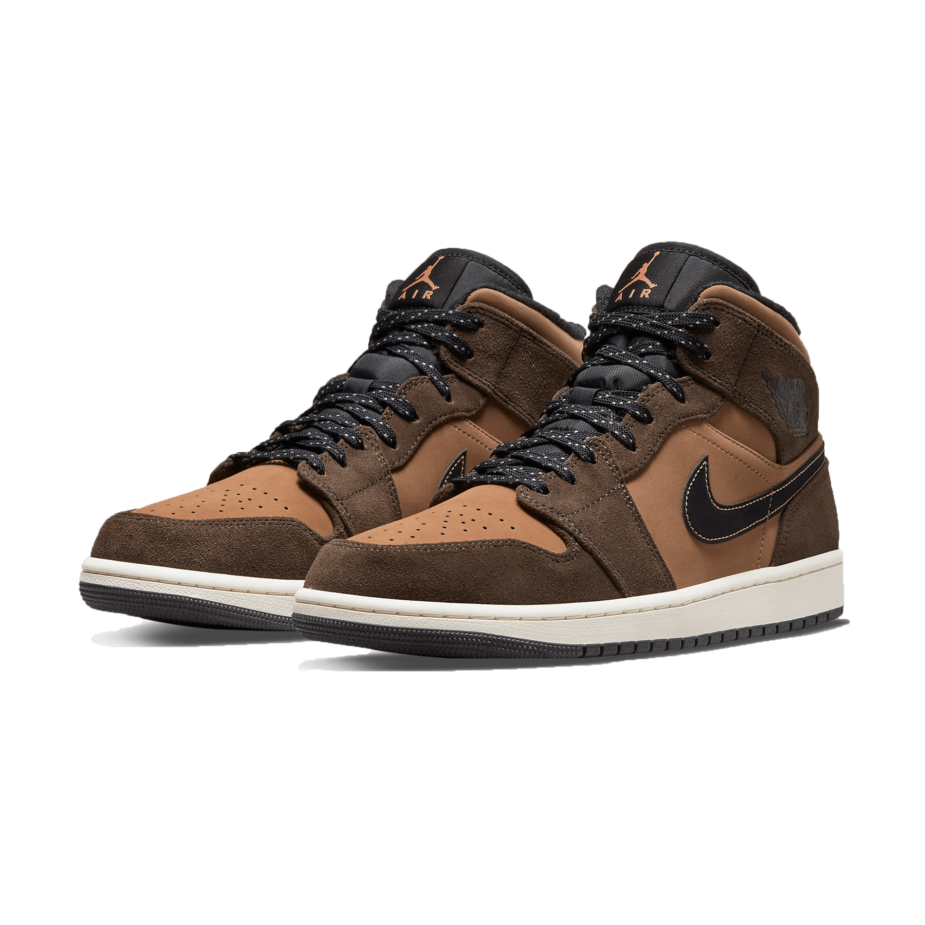 Air Jordan 1 Mid SE GS 'Earth Tone' — UK 13.5 | EU 32 | US 1Y — Side View