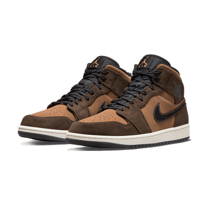 Air Jordan 1 Mid SE GS 'Earth Tone' — UK 13.5 | EU 32 | US 1Y — Side View
