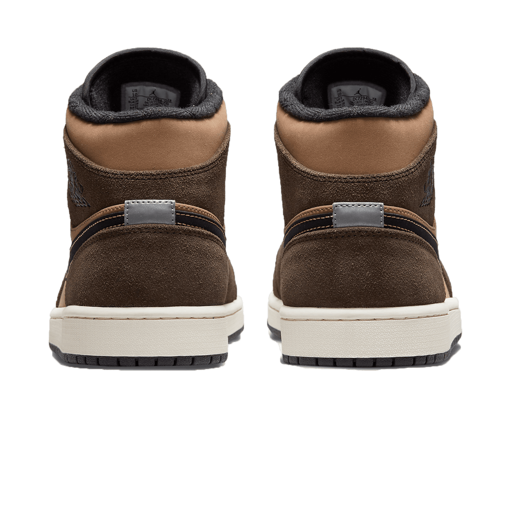 Air Jordan 1 Mid SE GS 'Earth Tone' — UK 13.5 | EU 32 | US 1Y — Back View