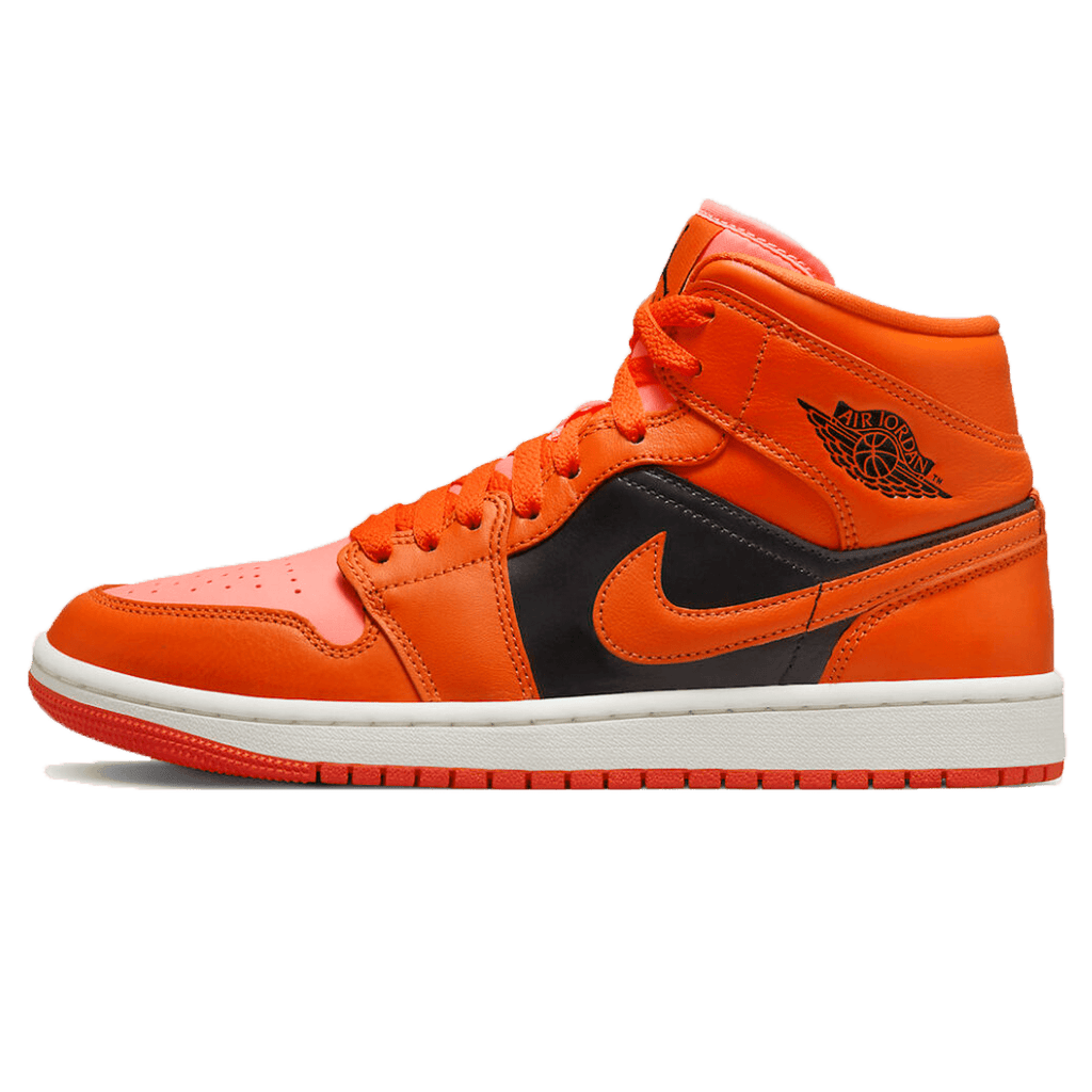 Air Jordan 1 Mid SE 'Rush Orange' — UK 3 | EU 35.5 | US 3.5 — Front View